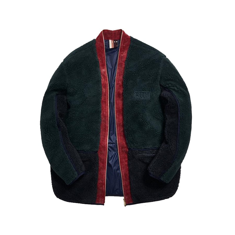 Kith Sherpa Kimono Jacket Forest