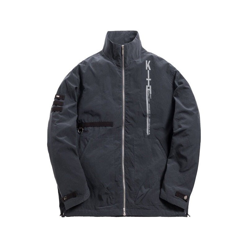 Kith Solid Militia Ripstop Jacket Ebony