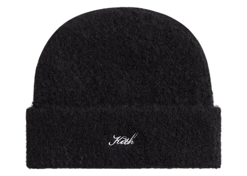 Kith Speckled Boucle Mia Beanie Black