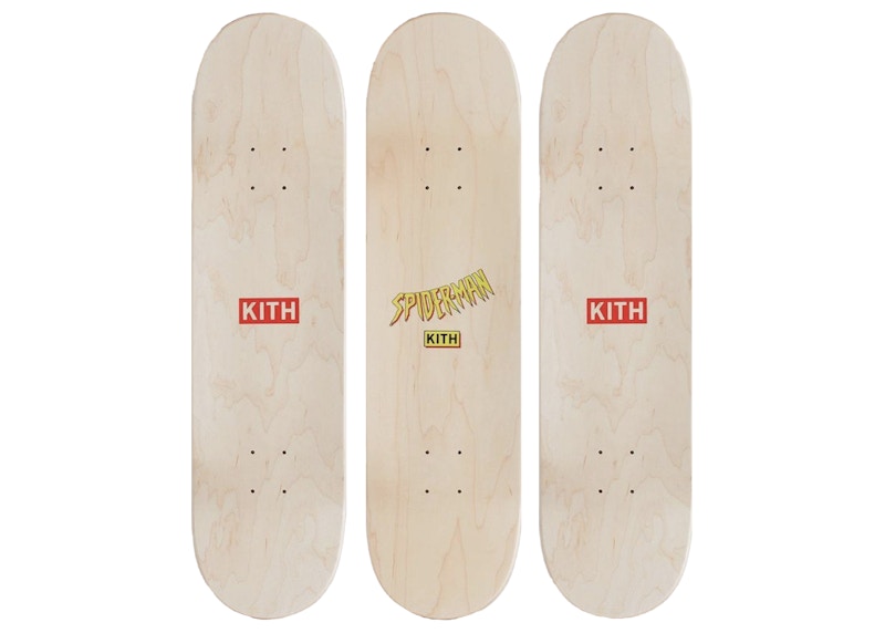 Kith Spider-Man Skateboard Deck Set