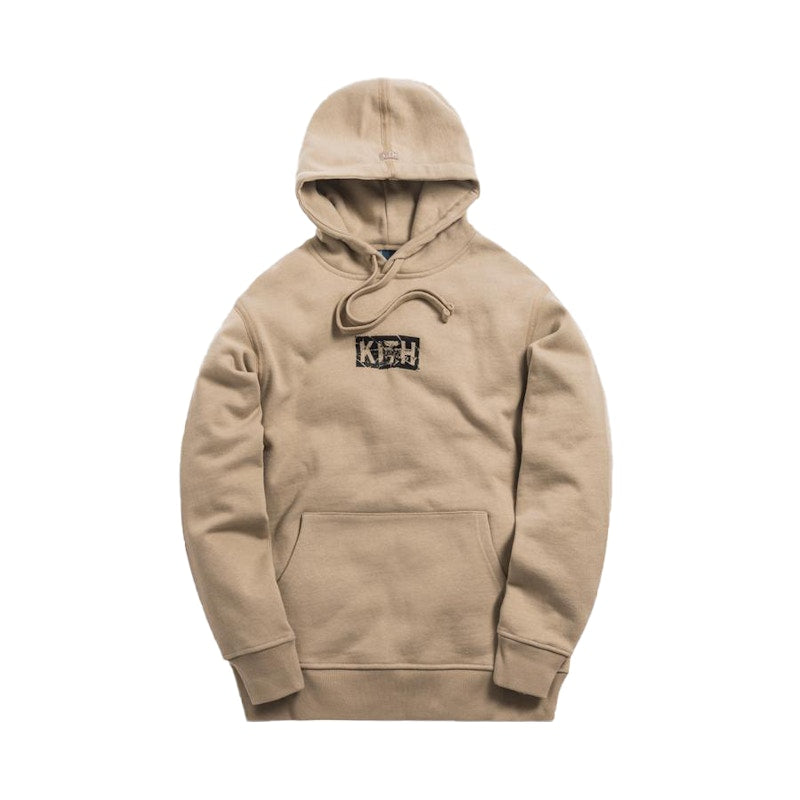 Kith Splintered Logo Hoodie Feather Grey