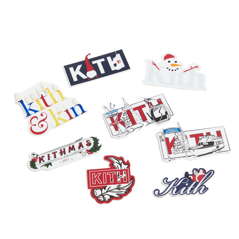 Kith Kithmas Sticker Pack Multi