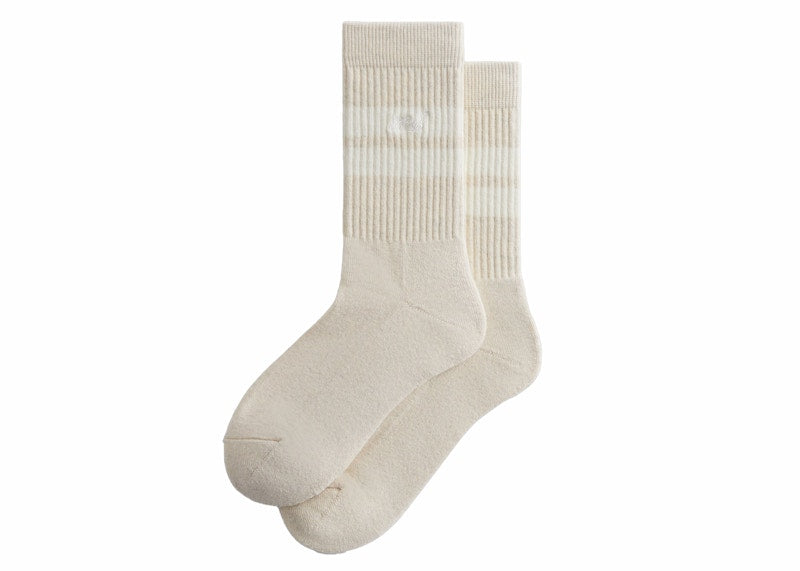 Kith Stripe Embroidery Script Crew Socks Lace