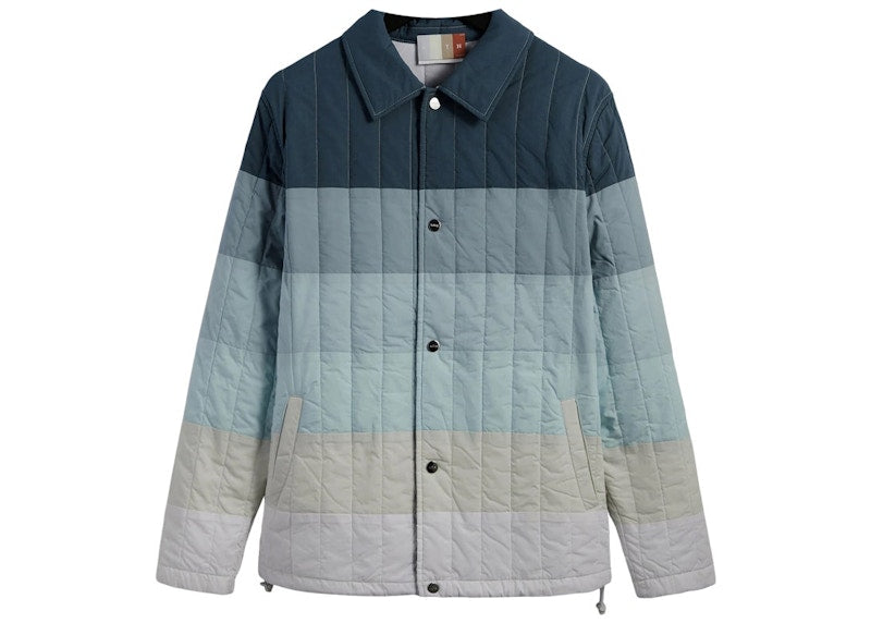 Kith Striped Poplin Carmine Coaches Jacket Anchor