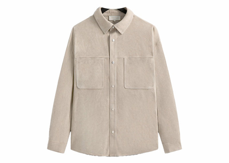 Kith Suede Apollo Shirt Malt
