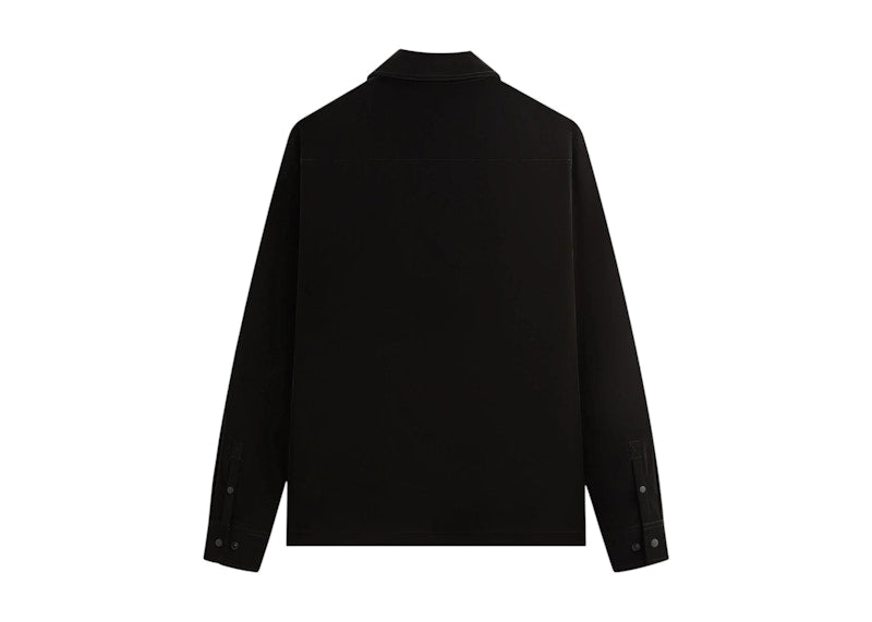 Kith Sueded Tech Brixton Puffed Shirt Jacket Black