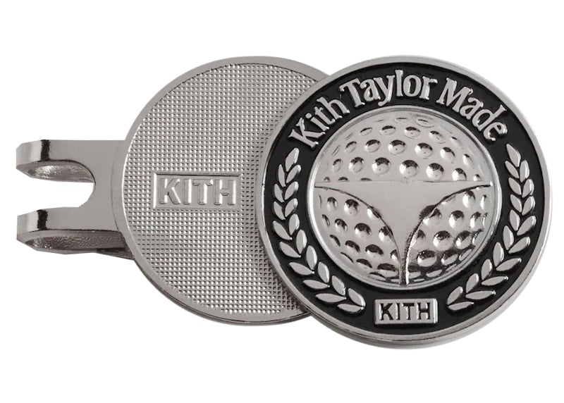 Kith TaylorMade Hat Clip Ball Marker Silver
