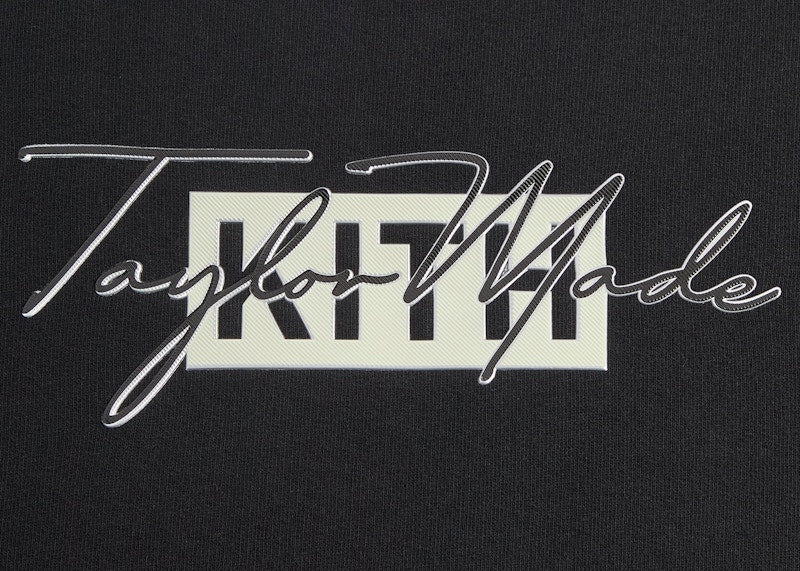 Kith TaylorMade Script Nelson Crewneck Black