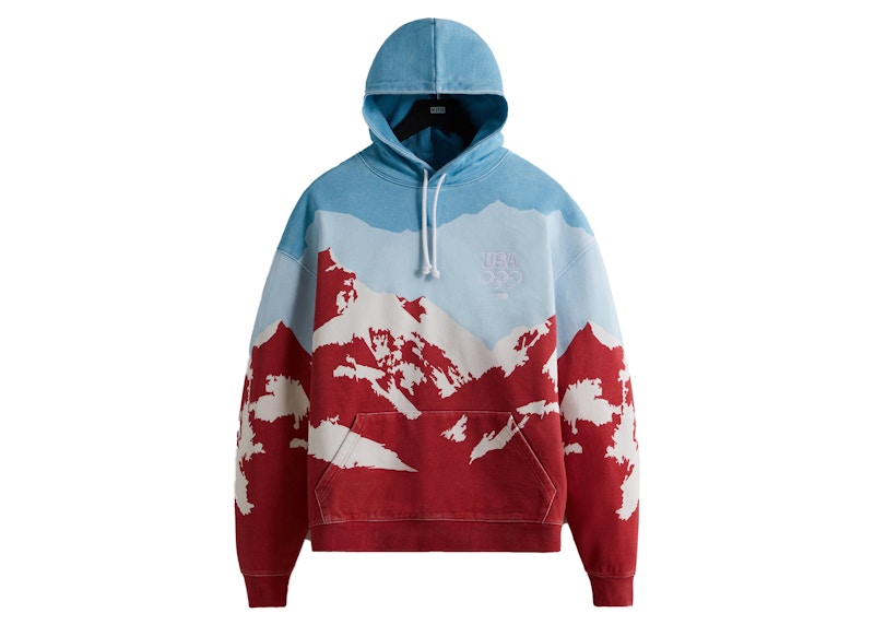 Kith Team USA Snow Mountain Hoodie Retro
