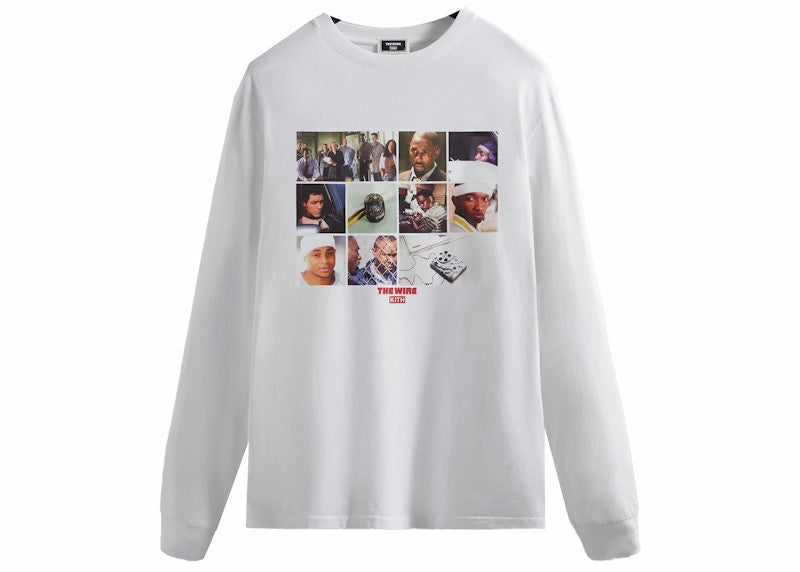 Kith The Wire Kings And Pawns L/S Tee White