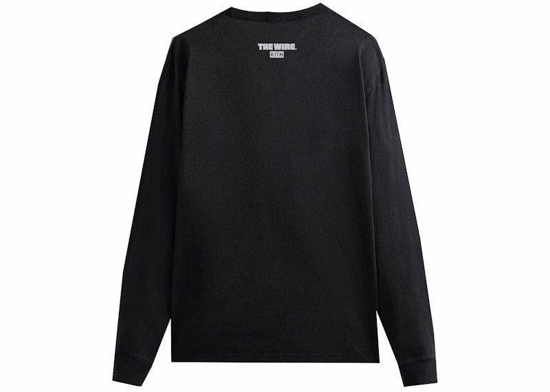 Kith The Wire My Name Is My Name Vintage L/S Tee Black