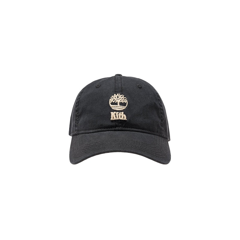 Kith Timberland Washed Canvas Cap Black