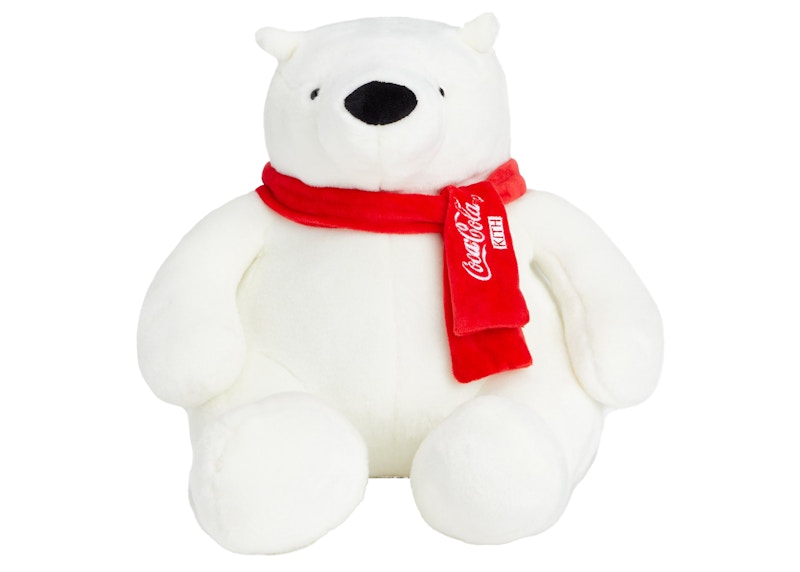 Kith & Traly for Coca-Cola Kithmas Polar Bear 14" Plush Pyre