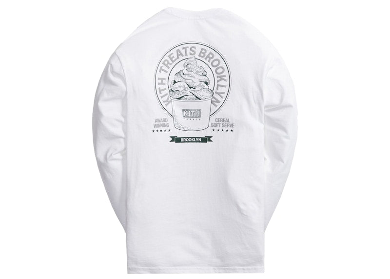 Kith Treats Brooklyn Academy L/S Tee White