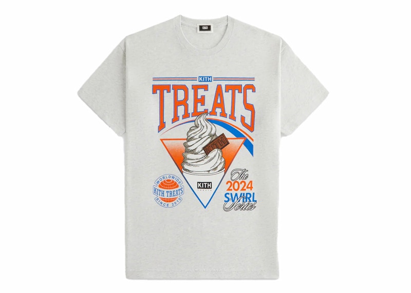 Kith Treats Champions Vintage Tee Light Heather Grey