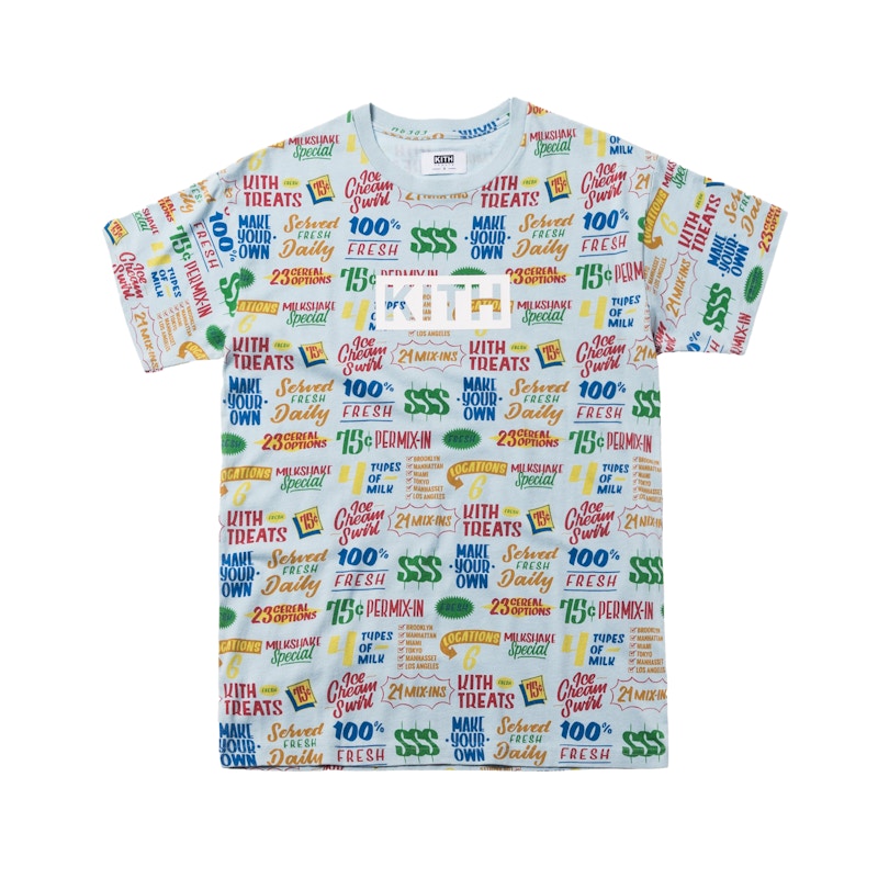 Kith Treats Circular Tee Light Blue