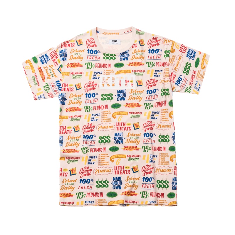 Kith Treats Circular Tee Pink