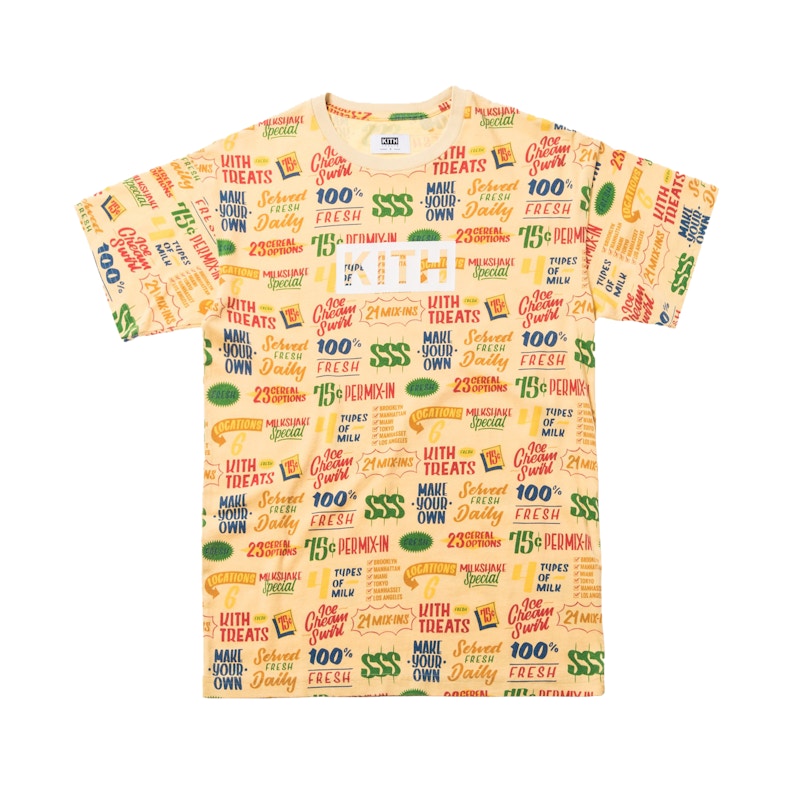 Kith Treats Circular Tee Yellow