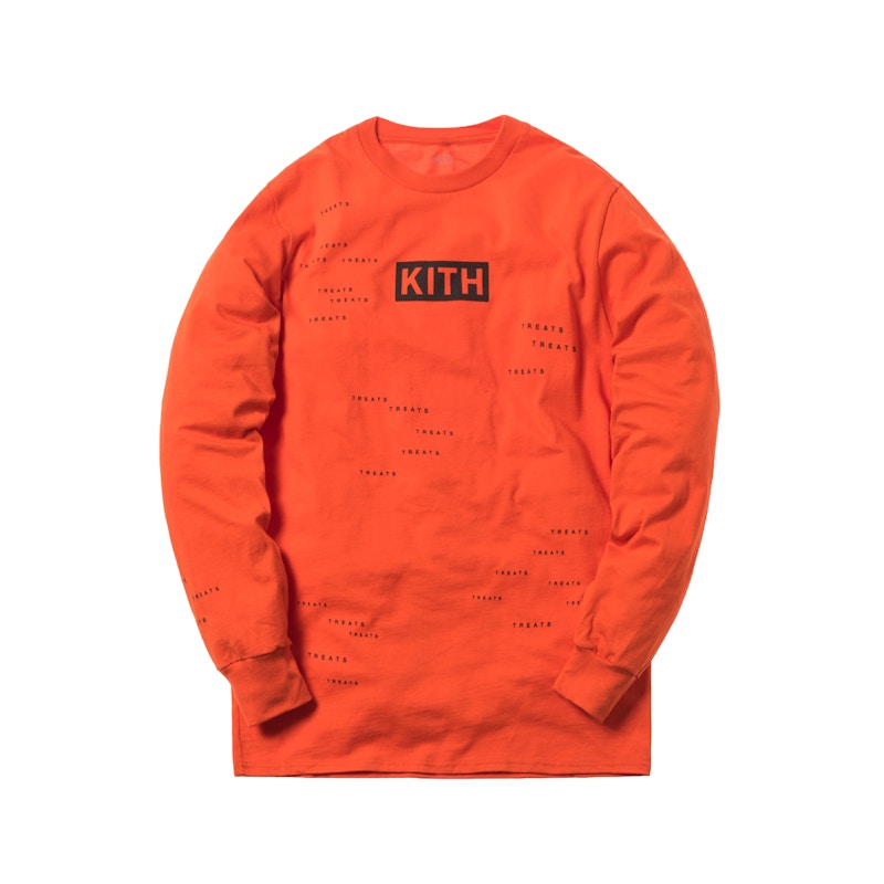 Kith Treats Encrpyted L/S Tee Orange
