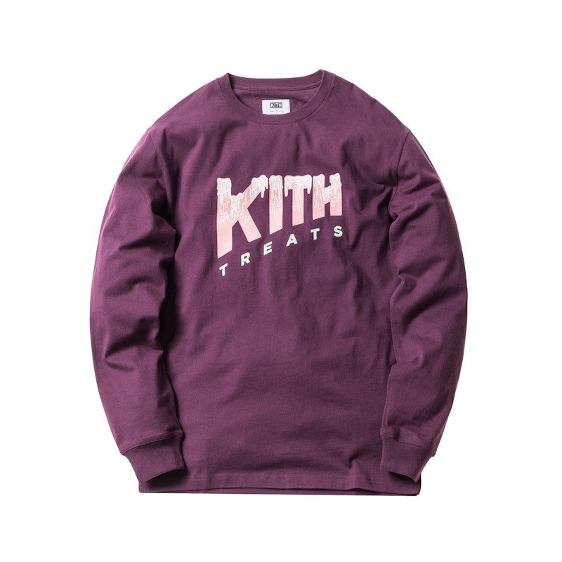 Kith Treats Melting L/S Tee Purple