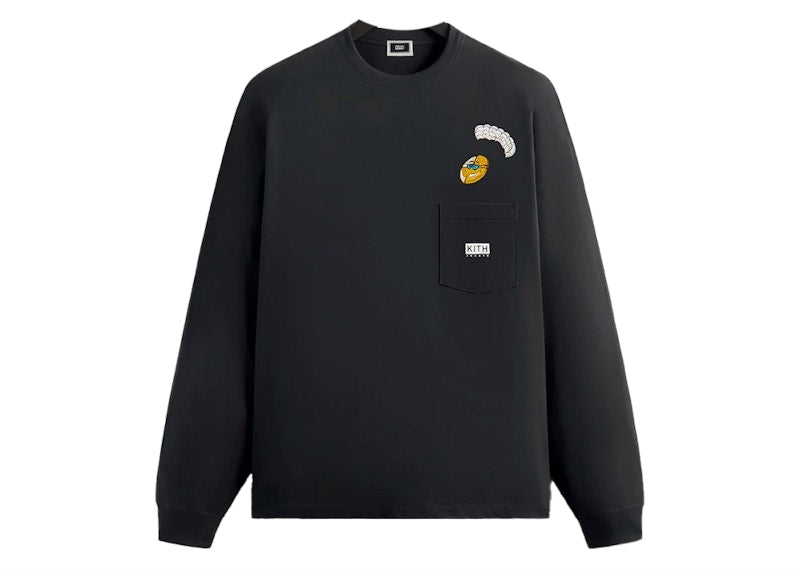 Kith Treats Parade II Long Sleeve Pocket Tee Black