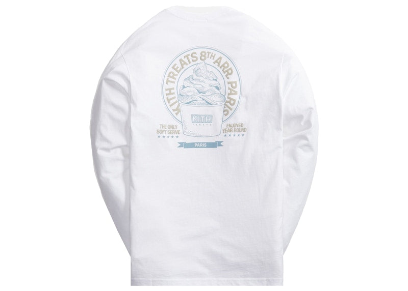 Kith Treats Paris Academy L/S Tee White