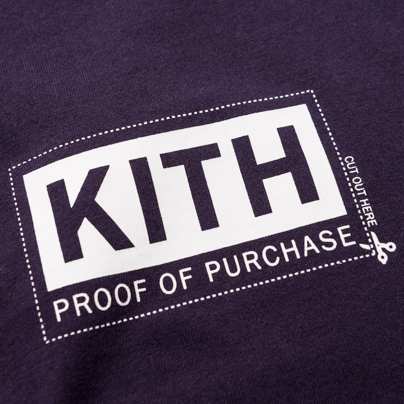 Kith Treats Proof Of Purchase Tee Purple
