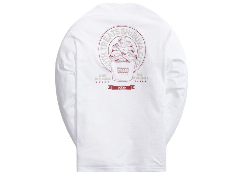 Kith Treats Tokyo Academy L/S Tee White