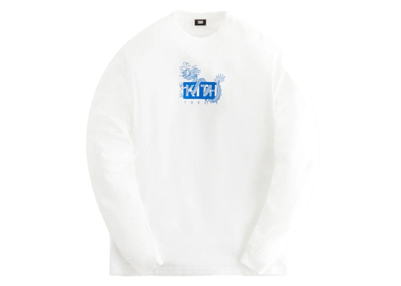 Kith Treats Year of the Dragon Long Sleeve Tee White