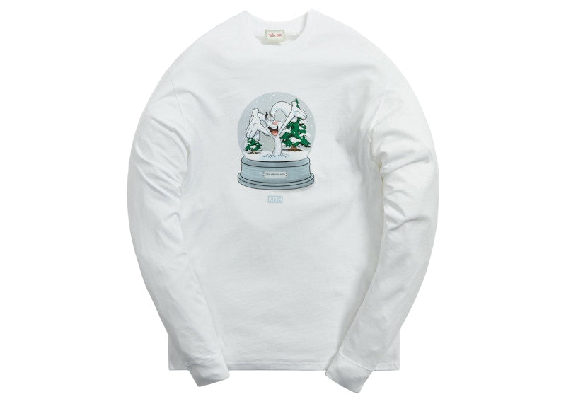 Kith Treats for Trix Snow Globe L/S Tee White