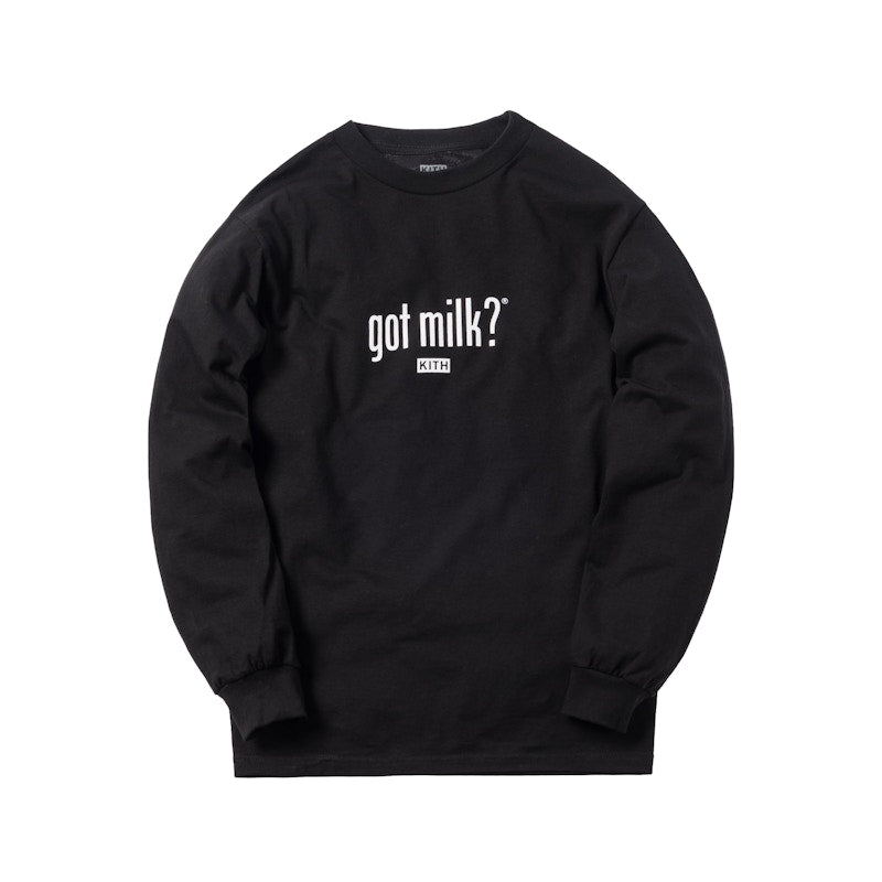 Kith Treats x Got Milk L/S Tee Black