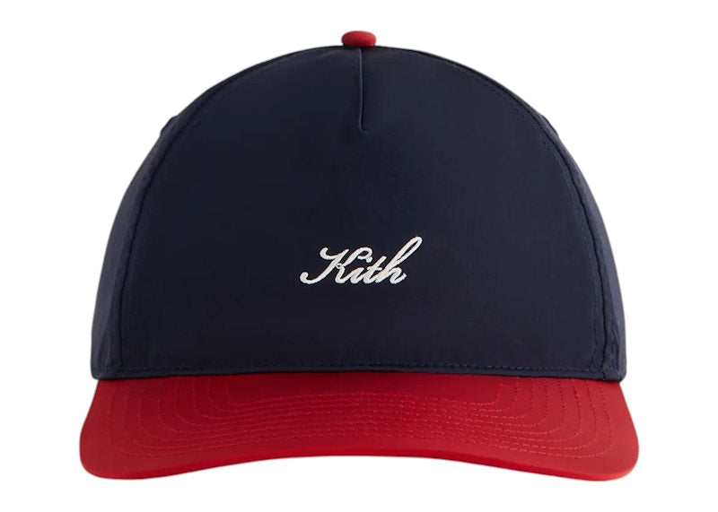 Kith Two Tone Wrinkle Nylon Bay Low Pinch Crown Cap Nocturnal