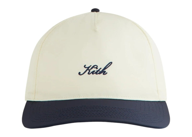 Kith Two Tone Wrinkle Nylon Bay Low Pinch Crown Cap Sandrift