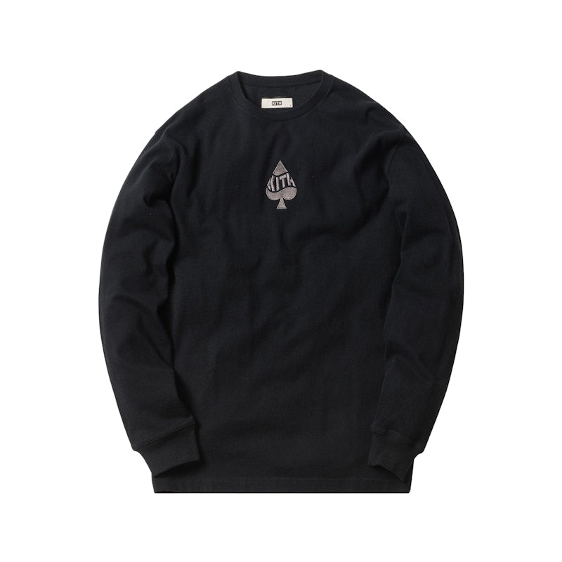Kith US Spades L/S Tee Black