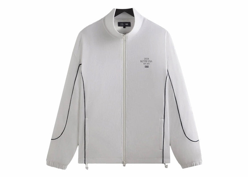 Kith USA Basketball Jersey Logan Jacket White