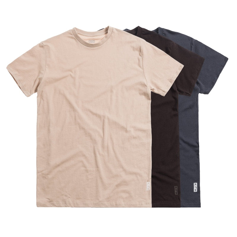 Kith Undershirt (3 Pack) Feather Grey/Ebony/Espresso