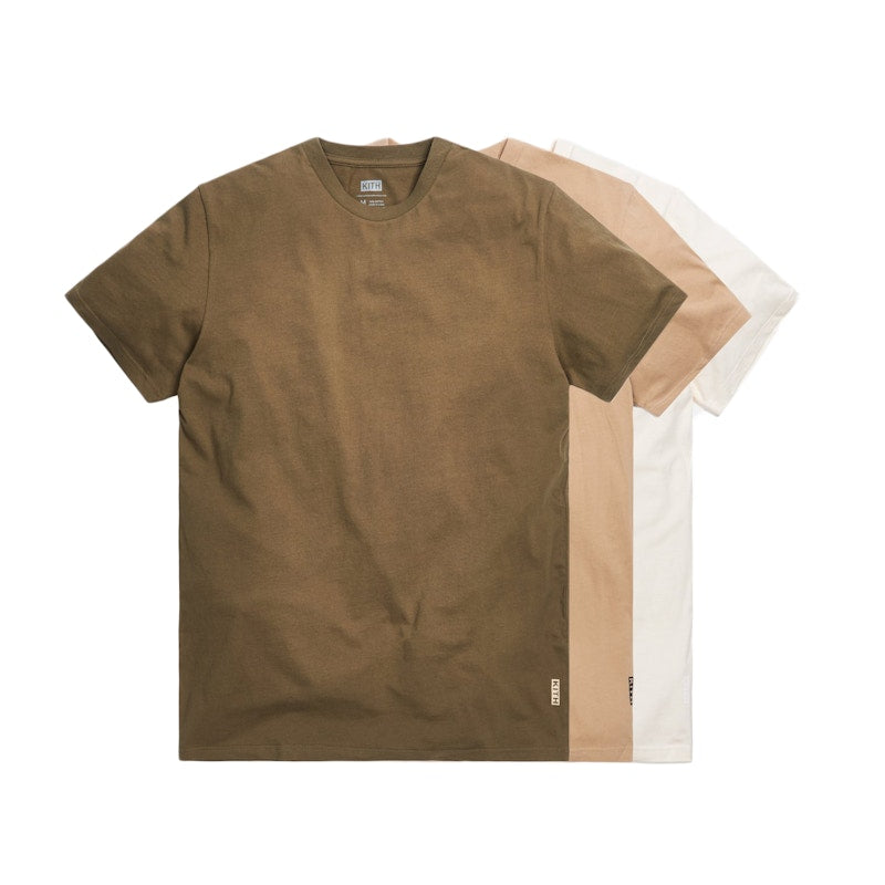 Kith Undershirt 3-Pack Tofu/Travertine/Burnt Olive