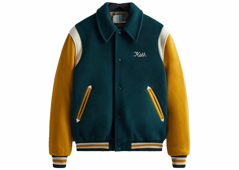 Kith Varsity Wool Coaches Jacket Fairway