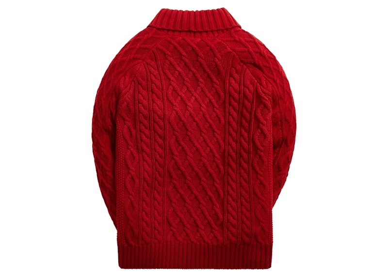 Kith Vesey Shawl Collar Cardigan Pyre