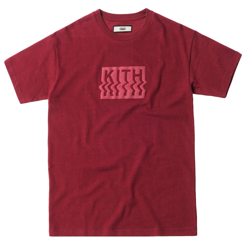 Kith Warp Tee Red