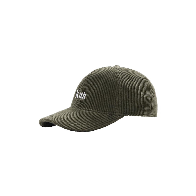 Kith Washed Cord BG Cap Olive