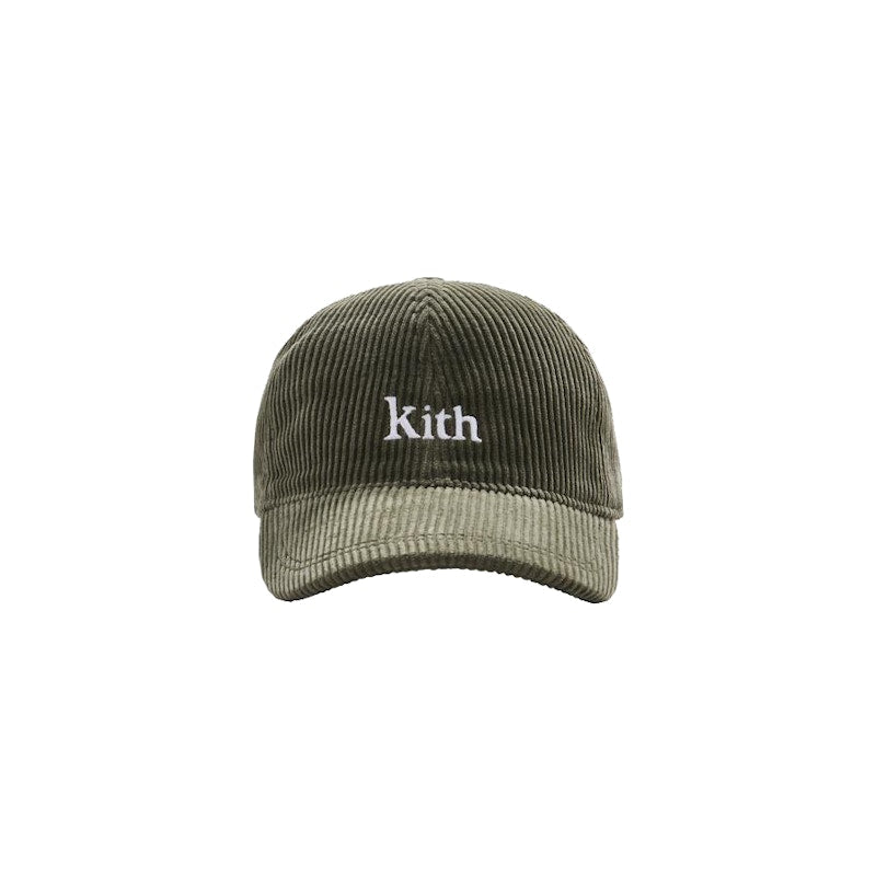 Kith Washed Cord BG Cap Olive