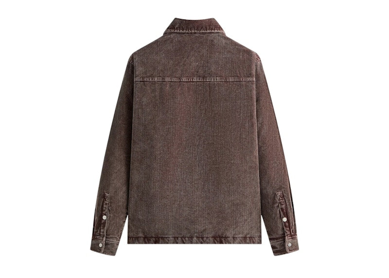 Kith Washed Corduroy Brixton Puffed Shirt Jacket Saddle