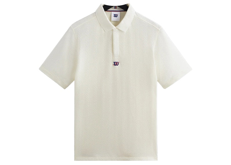 Kith Wilson Game Point Seamless Polo White Alyssum