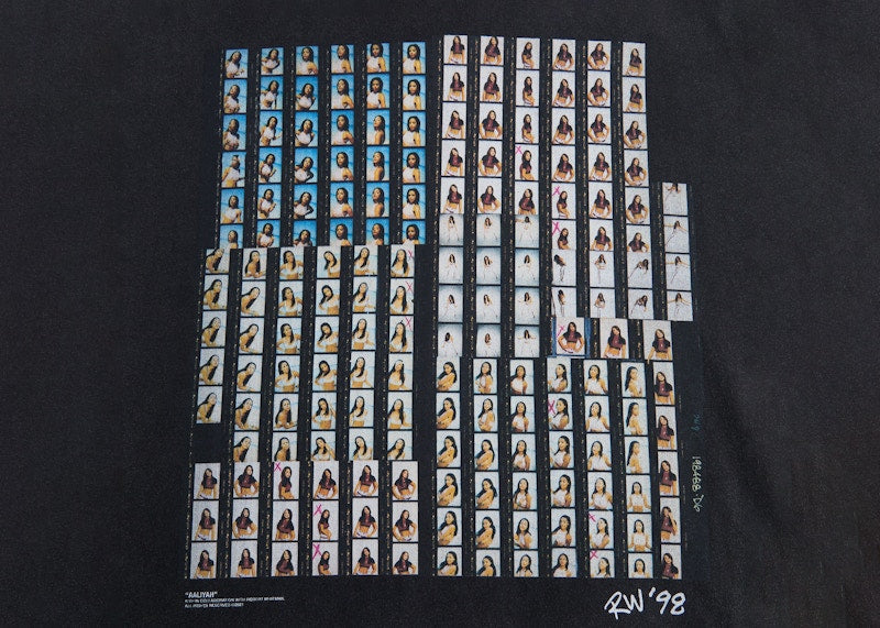 Kith Women Aaliyah Film Strip Vintage Tee Black