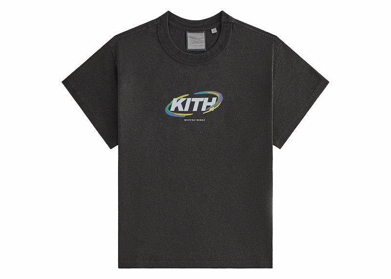 Kith Women Spiral Mulberry Vintage Tee Black