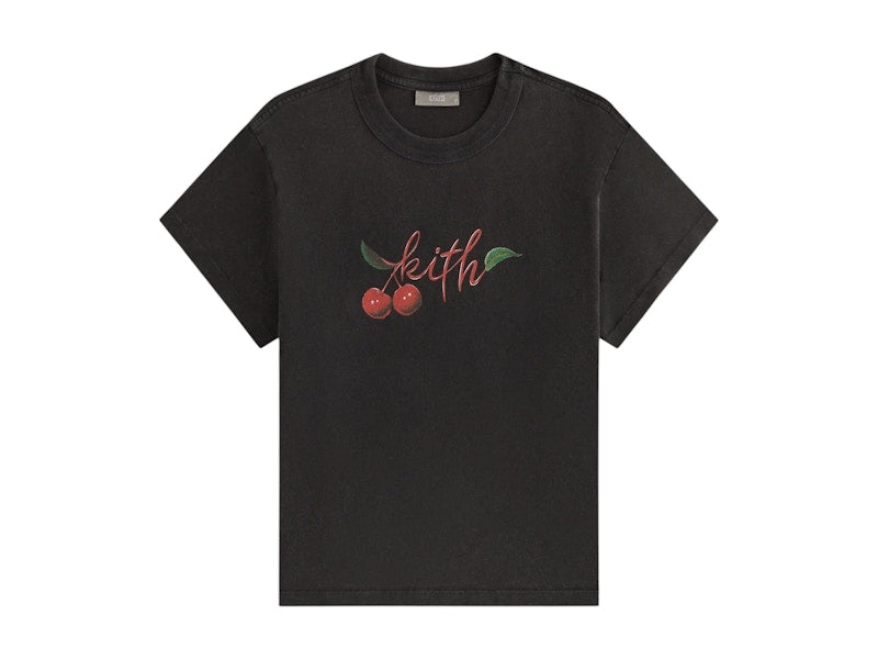 Kith Women's Cherry Vintage Mulberry Tee Black