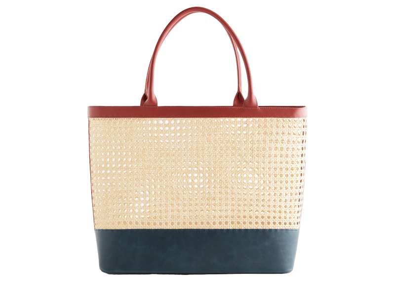 Kith Women's Kaden Cane Straw Tote Canvas