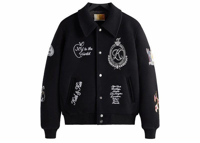 Kith Wool Coaches Jacket Black
