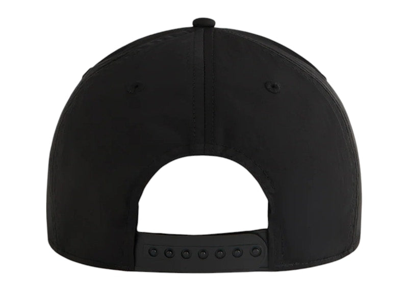 Kith Wrinkle Nylon Bay Low Pinch Crown Cap Black